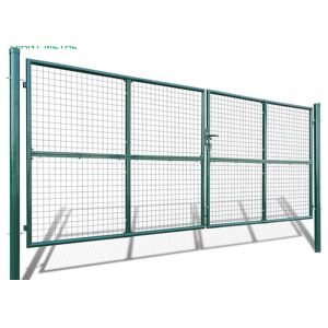 Cheap Outdoor H2.4m Expandable Metal Garden Fence Gate wholesale