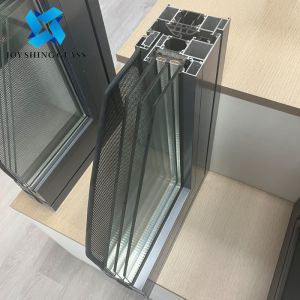 Thermal Break Aluminium Swing Door 120mm Aluminum Frame