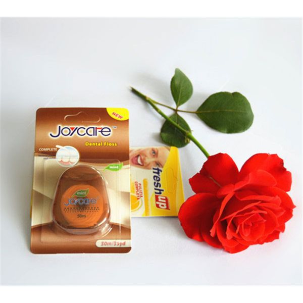 high Europe quality dental flosser without Wax Mint flavored replacement flat wire dental floss