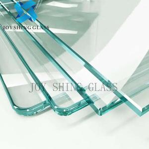 China Super White Low-E Float Glass 10mm 12mm 15mm Tempered Building Glass on sale