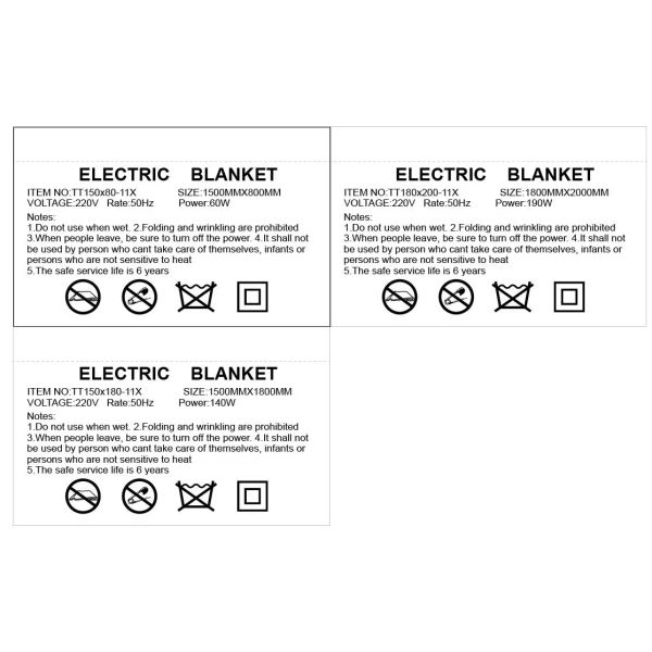 Double Side Flannel Electric Blankets Fabric Warming Non Woven