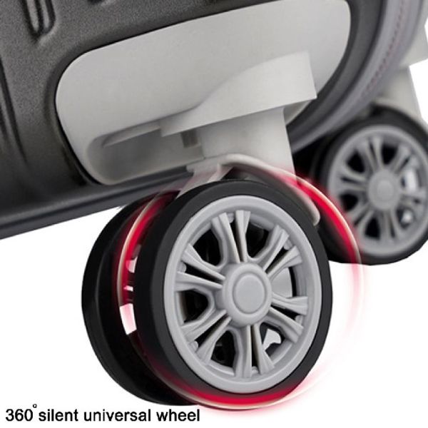 Customized Zipper Suitcase Student Travel Luggage Sets With Password Lock