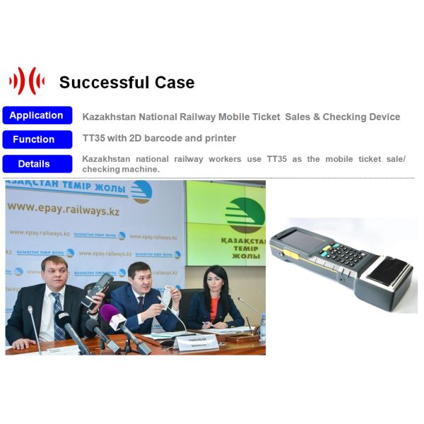 Portable Industrial Android Barcode Scanners Handheld Fingerprint Scanner