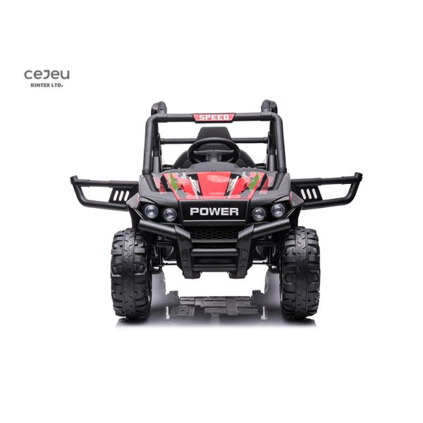 Pink Kids Electric UTV Dual Drive Kid Size Music And Horn Sound