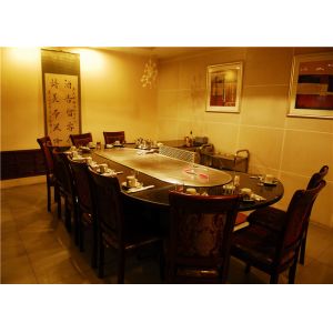 Vaulted Electric Teppanyaki Grill / 304 stainless steel Teppanyaki Table