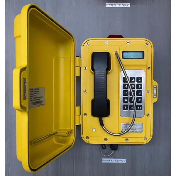 Weahterproof IP68 Emergency Tunnel Prison Outdoor Telephone