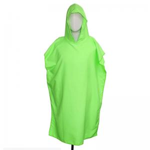 Cheap Customized Hooded Changing Microfiber Poncho Towel For Adults wholesale