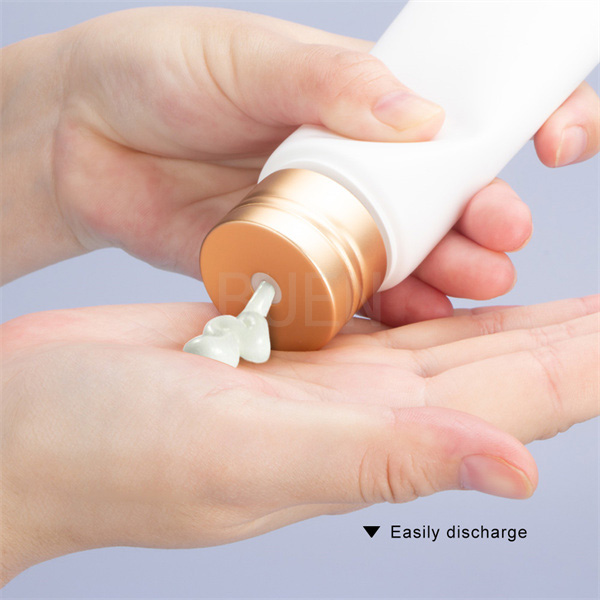 Matte Aluminium Cap Cosmetic Tube Packaging ,Empty Cosmetic Squeeze Tubes 15ml