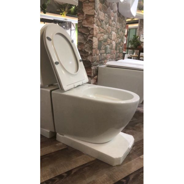 Contemporary Wall Hung Toilet with UF Toilet Seat for Bathroom Standard Ceramic Sanitary Ware Bowl Set American Standard Wall Hung Toilet