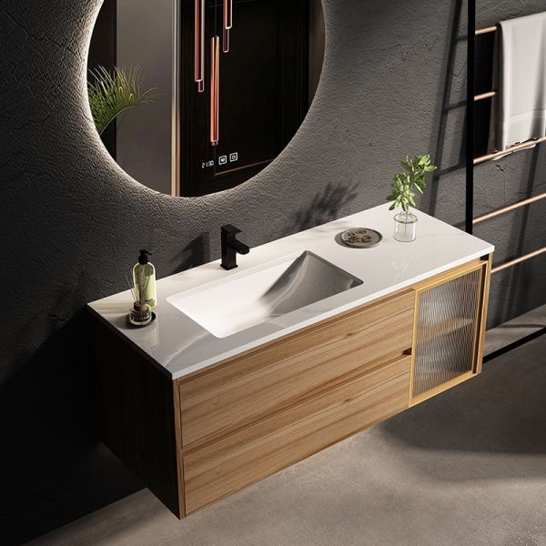Anti Corrosion Solid Wood Bathroom Cabinets