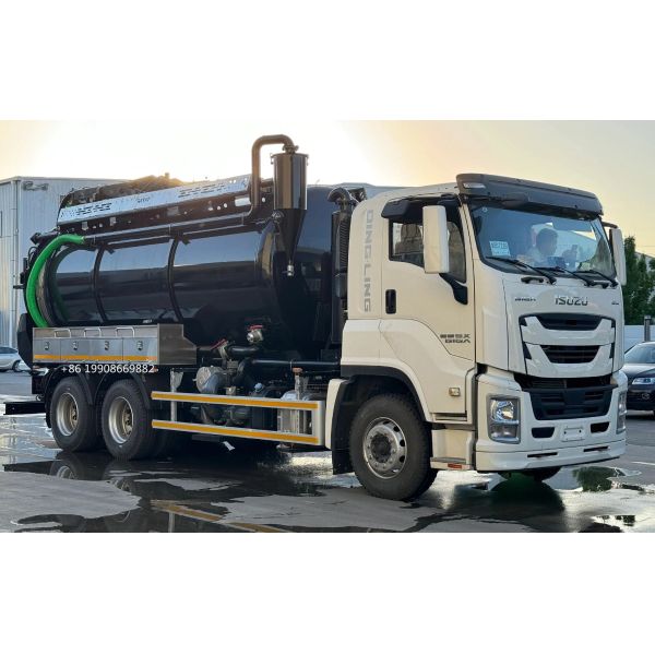 ISUZU 4x2 Driver 10000L Sewage Suction Truck with Vacuum Pump for Sucking Waste Water Vacuum Sewer Tanker Suction Truck