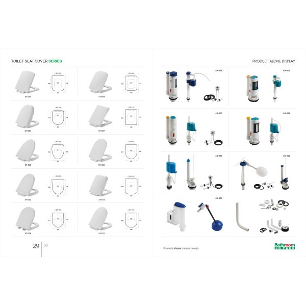 Water Saving 2" 3" Dual Flush Valve For Toilet Cistern