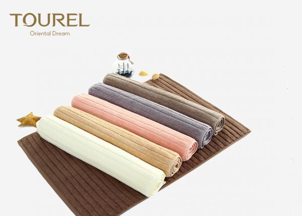 Quality Cotton Terry Feet Cleaning Multi Coloured Bath Mat For Floor for sale