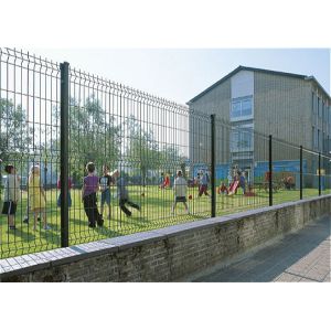 China Heat Treated Road SHS Pvc Coated Welded Wire Fencing on sale