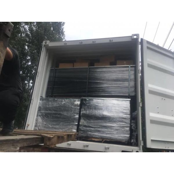 Security Fencing Weld Mesh Panels PVC Or Powder Spray Coated For Commercial Building