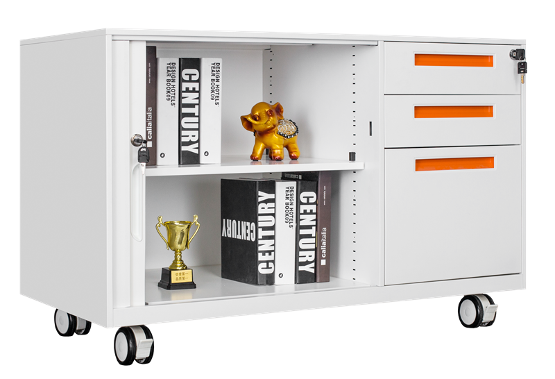 Australian Style 0.7mm 620mm Height Metal Tambour Cupboards