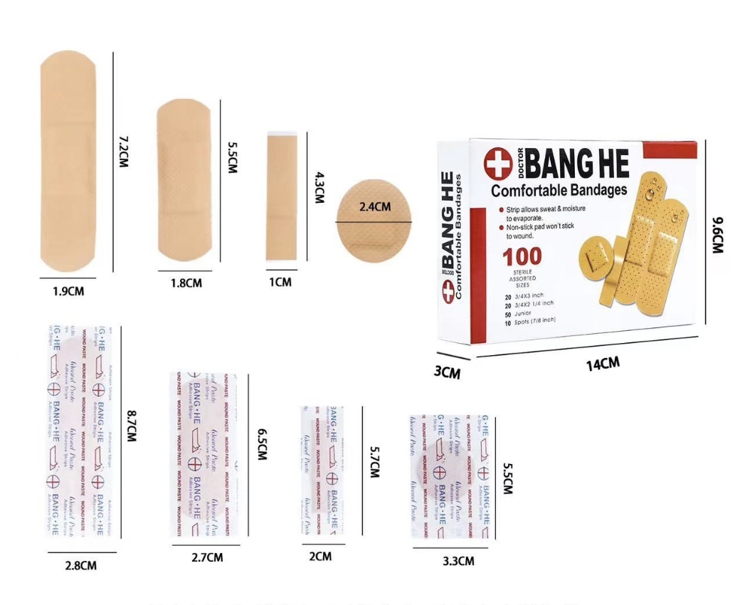 Comfortable Breathable Bandage Non Stick Wound Pad and Individually Wrapped