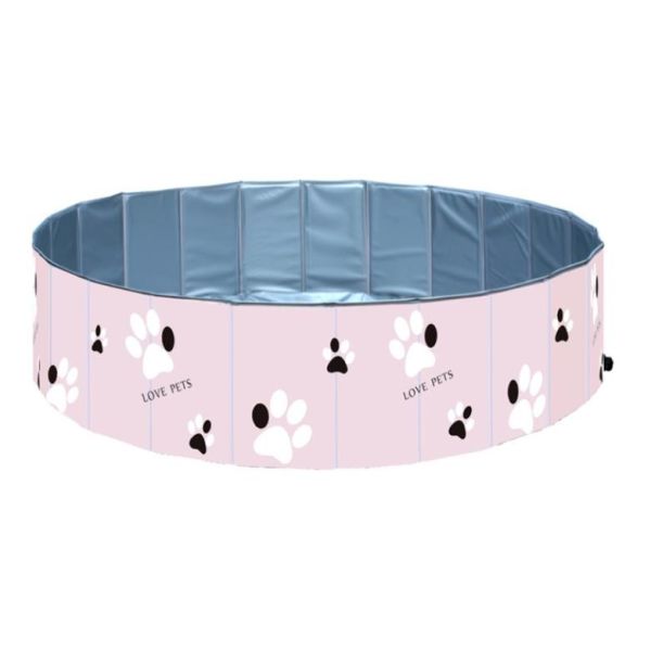 High quality Blue & Pink Pet Swimming Pool Portable Pool Dogs Cats Bathing Tub Bathtub Wash Tub Foldable Pet Bath Pool