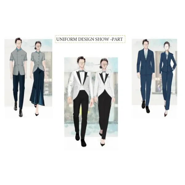 Breathable Long Sleeve Room Attendant Workwear with Stain-Resistant Fabric for 5-Star Hotels