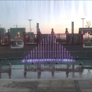 Small Programmable Fountain Music Dancing Round Water Fountain