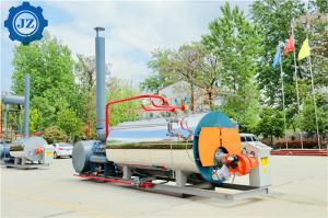 China 3Ton 3000kg 10 Bar Fully Skid Mounted Natural Gas Steam Boiler For Food Industries on sale