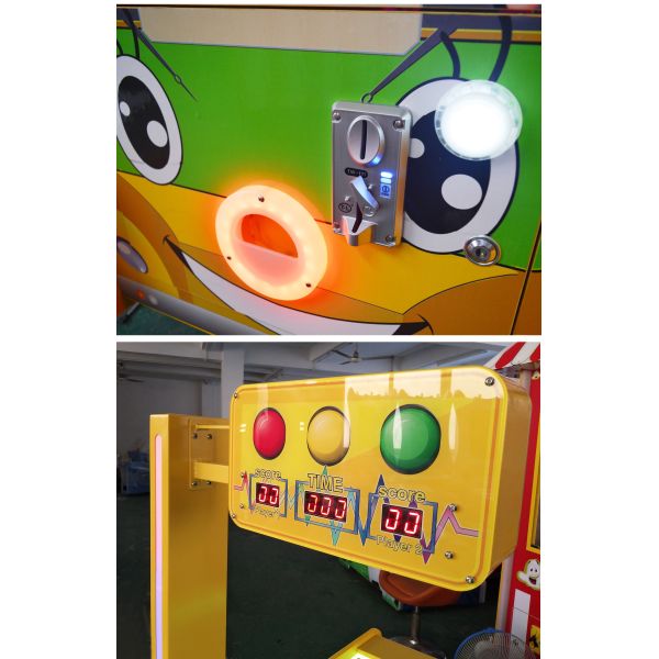 Amusement Park Arcade Gaming Machines Bus Style Air Hockey Table