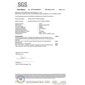 China factory of promotional pens & gifts pens Certifications