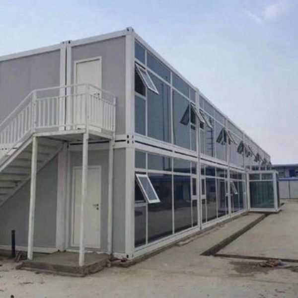 Modern White or Customized Color Prefabricated Casas for Office Apartment Living Homes
