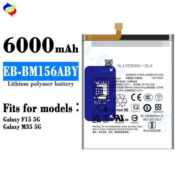 EB-BM156ABY Wholesale Price Replacement Batteries Best Cell Phone Battery For samsung Galaxy F15 5G M35 5G