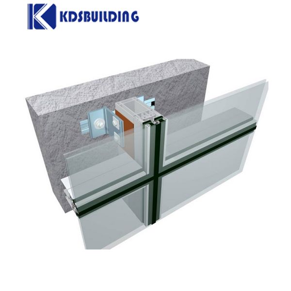 KDSBuilding Fashion design Low-E glass curtain walls building facades double glazed glass curtain