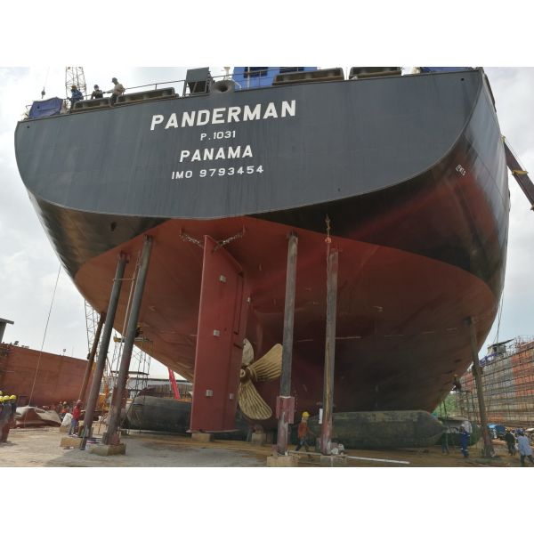 Industrial Underwater Ship Launching Rubber Airbags Life Rescue Inflatable 1.5 X 12