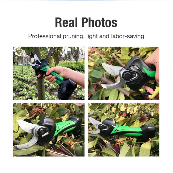 3.2CM Cordless Electric pruning scissors with LED screen cordless pruner