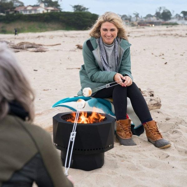 Outdoor Living PFP1513 Smoke Free Fire Pits Portable Pellet Black