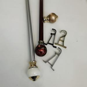 Cheap Electroplated 0.3mm 6.7m Steel Pipe Curtain Rods wholesale