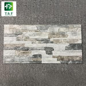 Cheap Grey Glazed Ceramic Tiles , Rectangle Decorative Ceramic Wall Tiles wholesale
