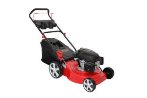 China Gasoline Low Emission Lawn Mowers Tools / Smart Lawn Mower With 60L Grass Box on sale