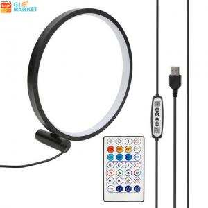 China Smart RGB Magic 3 Color Ring Desk Lamp 5W APP Remote Switch Control on sale