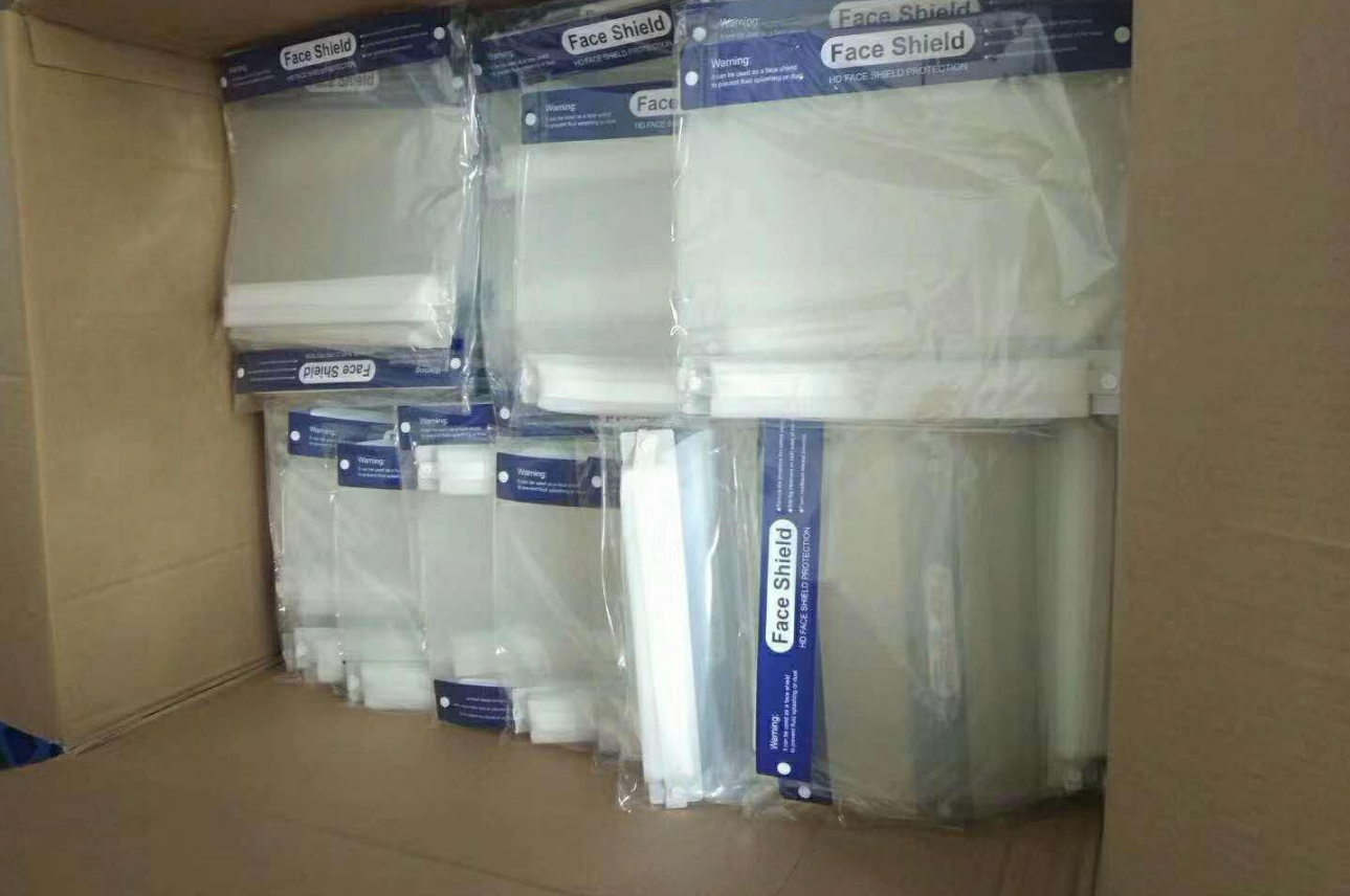 Virus Protection Safety Face Shield Foam Padded Anti Fog Health Guardall