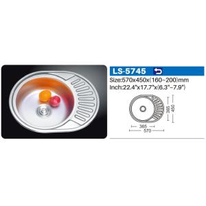 Cheap Food Grade Stainless Steel Kitchen Sink Workstation Round Basin 36 Inch wholesale