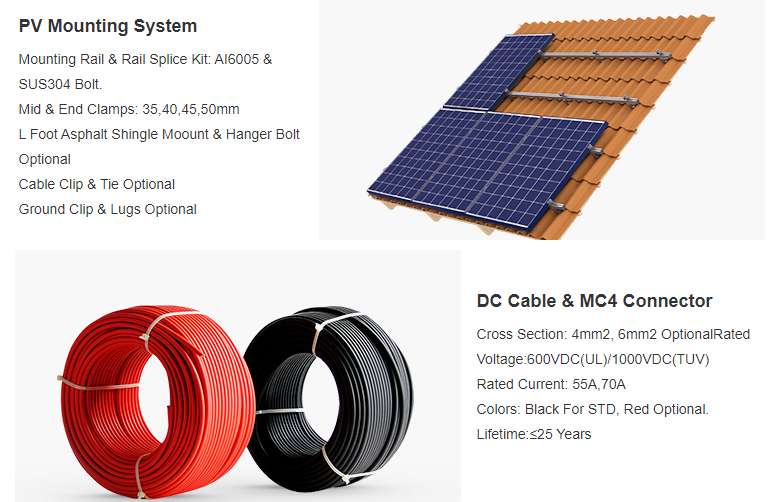 MPPT Solar Panel Home Hybrid Power System Complete 48V 3Kw 5Kw 8Kw 10K