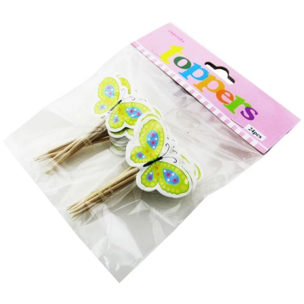 Kids Birthday Eco Friendly Animals Party Cake Topper