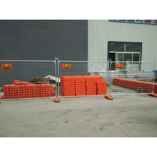 Self Support Galvanized Temporary Fencing primer AS3750.15 marine standard 2.1m*2.9m Mesh 60mm*150mm Dia:4.00mm