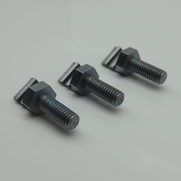 Non Standard M4*11mm Stainless Steel Hex Head Screw With Zinc Finish