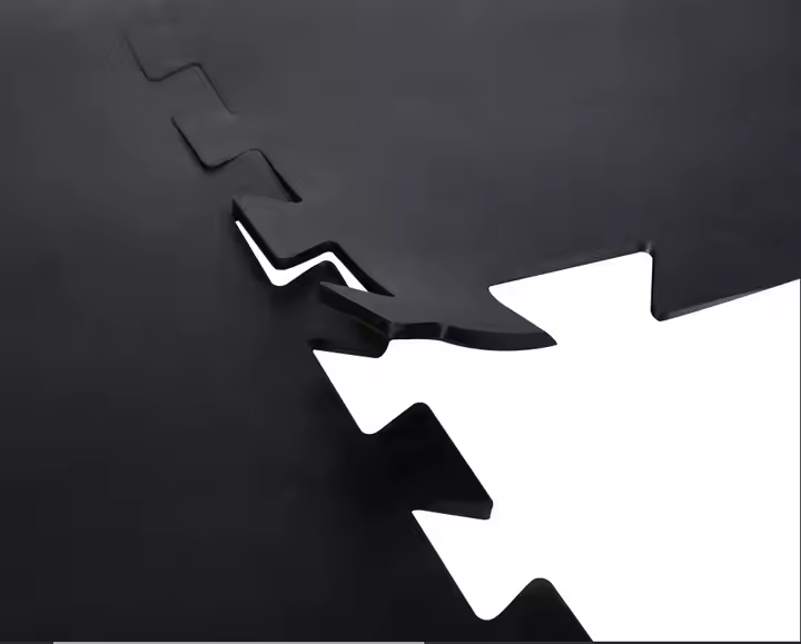 Black Rubber Grounding Mat Anti Slip Anti Static Custom Size Rubber Mats 0