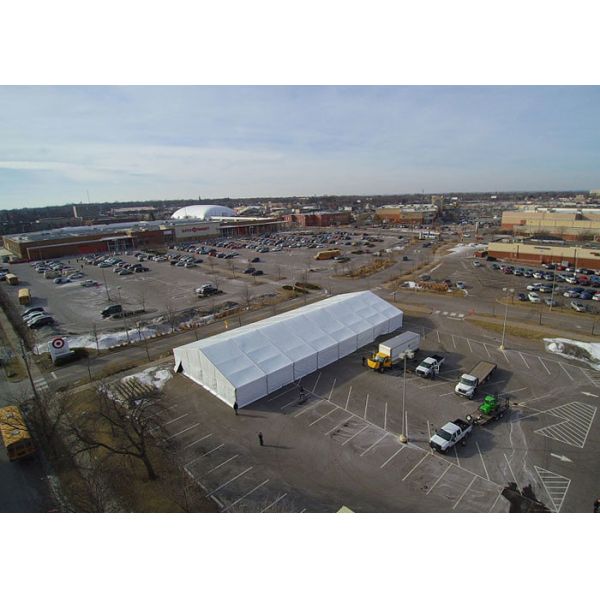 Large clear 35m 850 Sqm Industrial Warehouse Tents For Rent