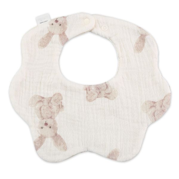 Muslin fabric Wholesale Customized Printed Feeding Cotton Fabric Baby Bibs