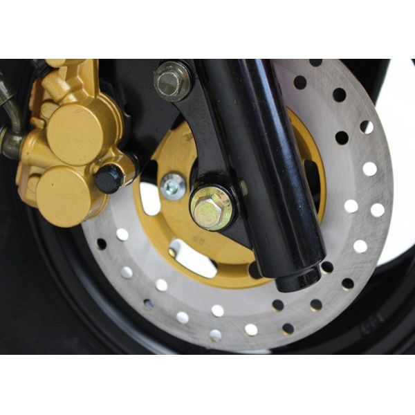 Red Plastic Body Gas Motor Scooter , Gas Powered Mopeds For Adults 80km/h Max Speed