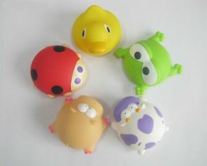 Colorful Squirting Newborn Baby Bath Toys Sea Animal , Colorful Animal Bath Toys