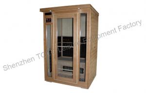Cheap Outdoor Far Infrared Sauna Cabin Room , Wood 2 Person Infrared Sauna wholesale