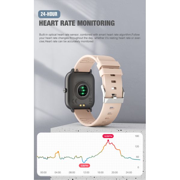 High Resolution 1.4 inch Smartwatch With Blood Oxygen Sensor P18